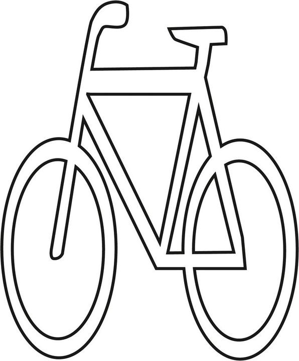 Actual product image Moravia PROline-thermo floor marking symbol "bicycle", 1300 mm