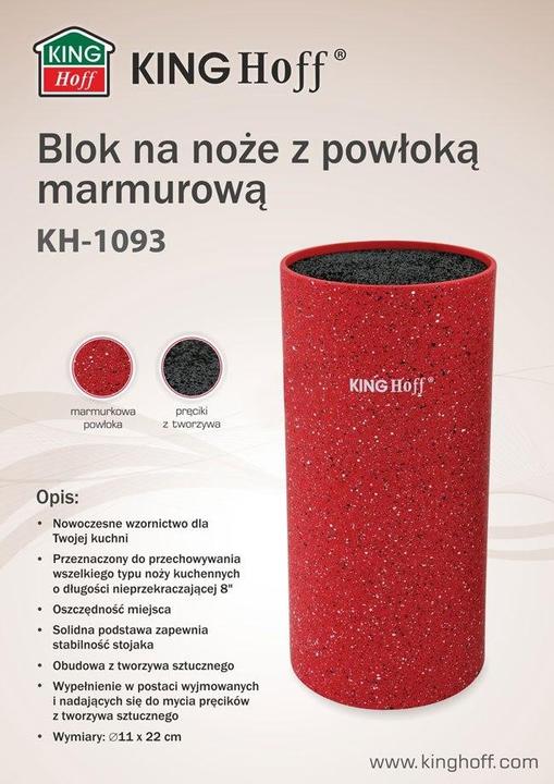 Produktbild Kinghoff KNIFE BLOCK MARBLE KH-1093