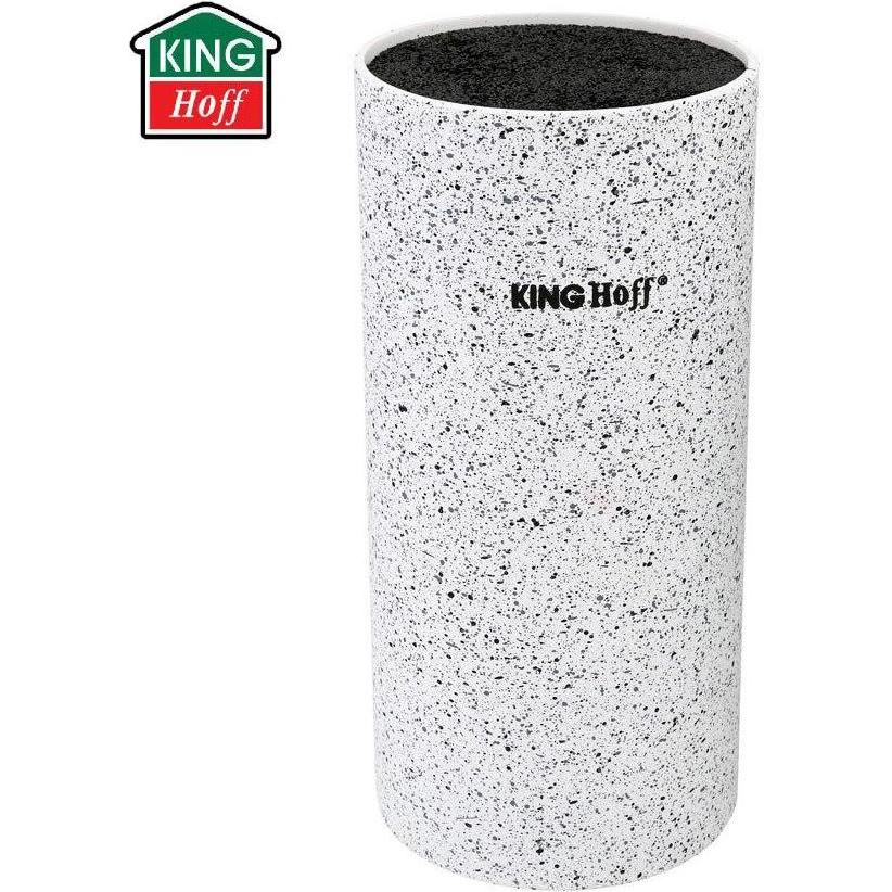 Thumbnail - Kinghoff Elegant KNIFE BLOCK Marble KH-1092, Messerblock, Grau