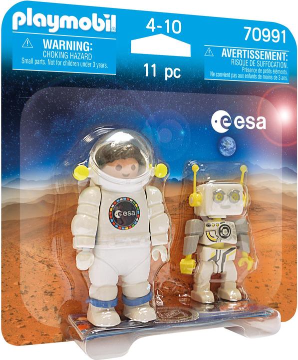 Produktbild Playmobil DuoPack ESA Astronaut und ROBert (70991, Playmobil Space)
