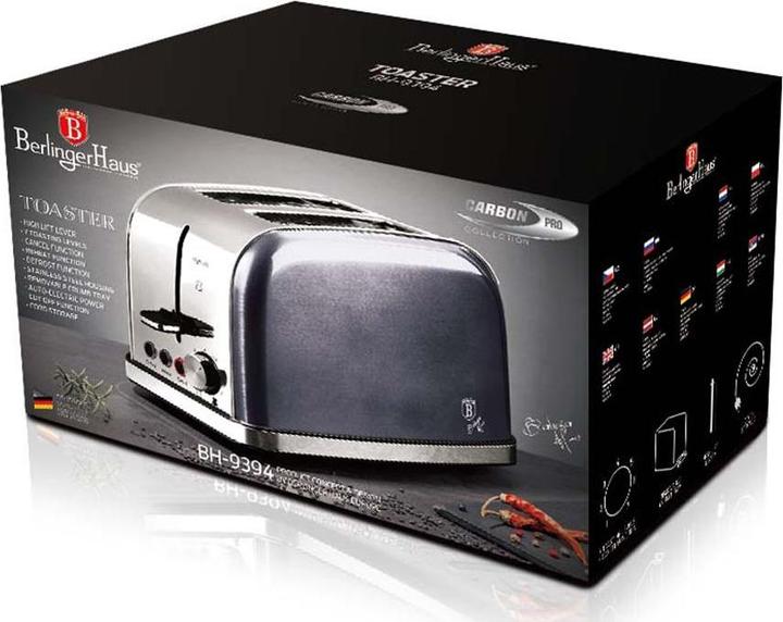 Produktbild BerlingerHaus Toaster 2 Scheiben Dark-Grey