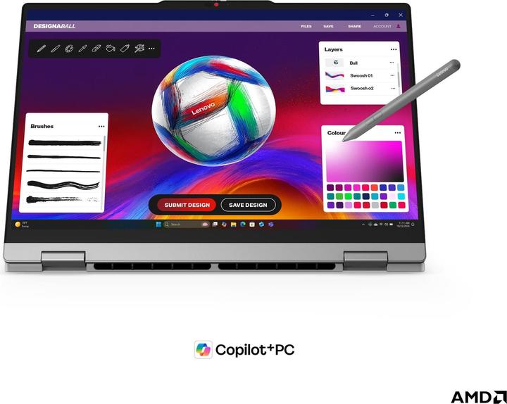 Image du produit Lenovo IdeaPad 5 2-in-1 (15.30", 1000 Go, 32 Go, CH, AMD Ryzen AI 7 445)