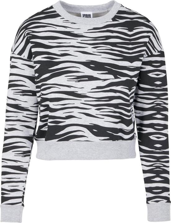Urban Classics Ladies AOP Short Tiger Crew (4XL)
