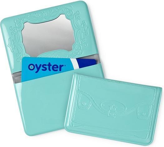 Actual product image Mustard Shopperholic Travel Card Holder, turquoise