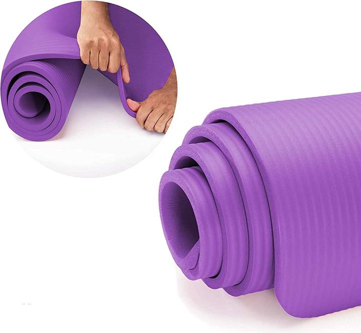 Immagine prodotto Stride Fitness Yogamatte Pilates Gymnastikmatte Lila 183x61x1cm (10 mm)