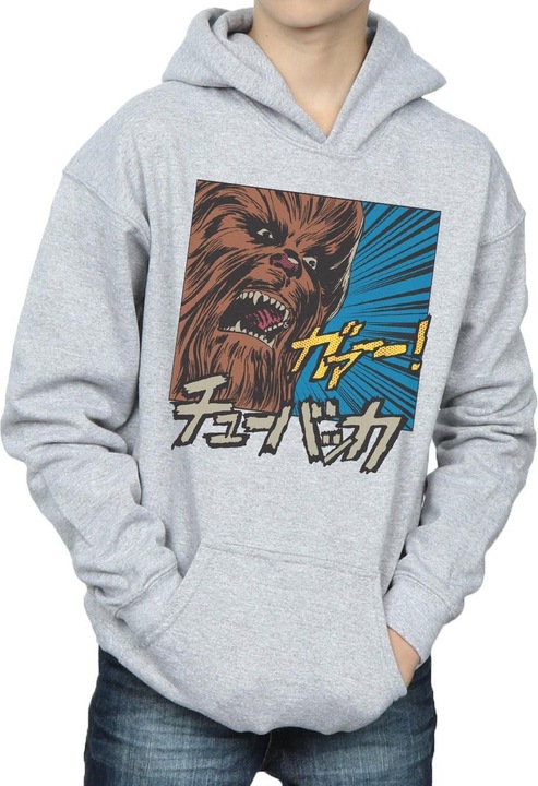 Immagine prodotto Star Wars Chewbacca Roar Pop Art Felpa con Cappuccio Ragazzi (140, 146)