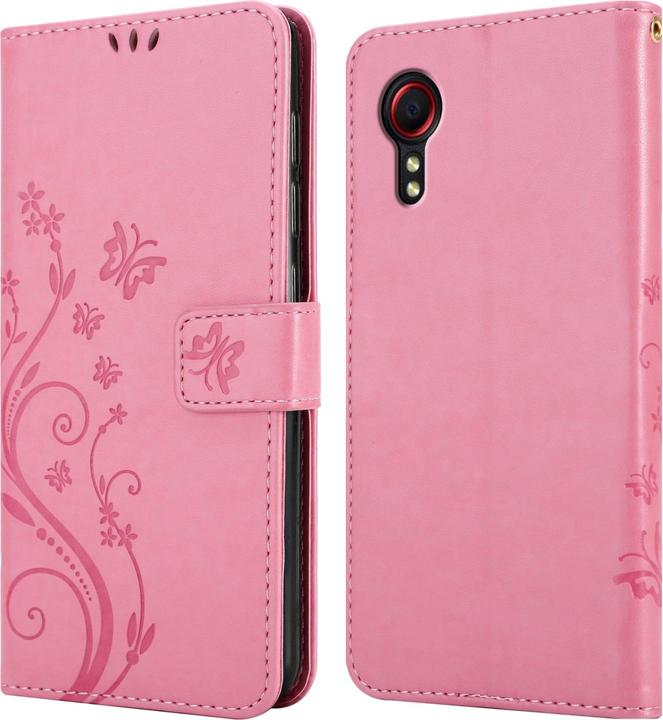 Produktbild Cadorabo Flower Book Hülle (Samsung Galaxy Xcover 5)
