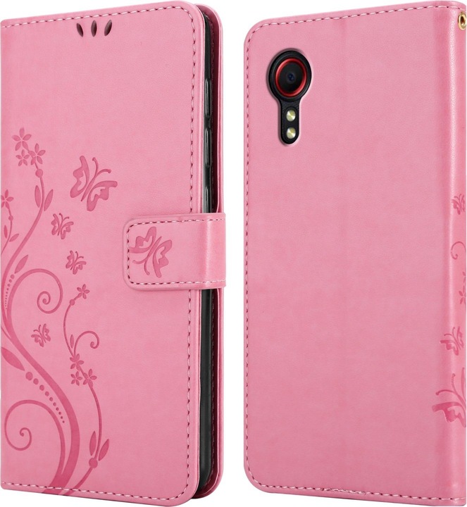 Actual product image Cadorabo Case Flower Book (Samsung Galaxy Xcover 5)