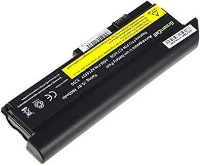 Image du produit Lenovo GREENCELL LE22 Baterija Žalias Cell for IBM Thinkpad X200 7454T X200 745 (9 cabines, 6600 mAh)