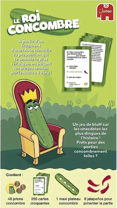 Immagine prodotto Dujardin Le Roi Concombre (Francese, 2 - 8 Giocatori)