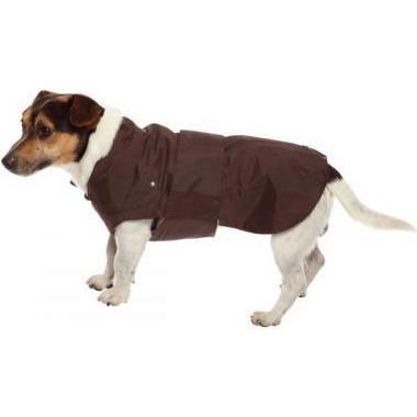 Croci Spa Montreal raincoat for dogs brown 20cm (20, Hundemantel), Hundebekleidung