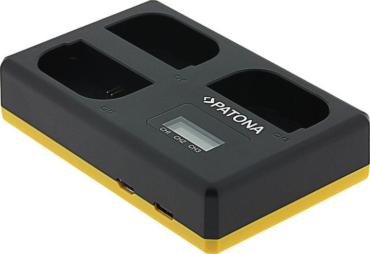Actual product image Patona Triple charger Canon LP-E6 (Camera battery charger)
