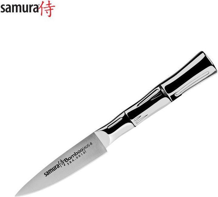 Produktbild Samura BAMBOO universal kitchen knife 3.2 "/ 80mm from AUS 8 Japanese steel 59 HRC (8.50 cm)