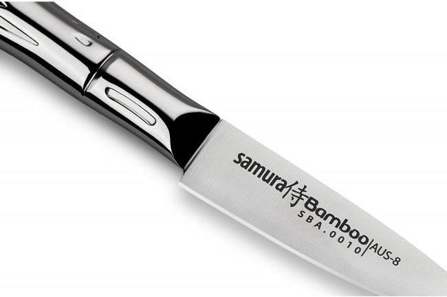 Produktbild Samura BAMBOO universal kitchen knife 3.2 "/ 80mm from AUS 8 Japanese steel 59 HRC (8.50 cm)