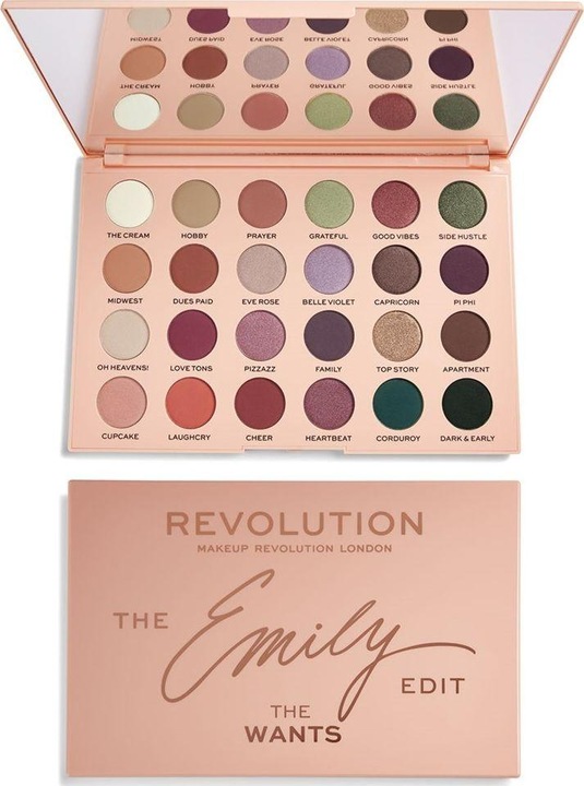 Actual product image Makeup Revolution Emily Edit The Needs Makeup Palette