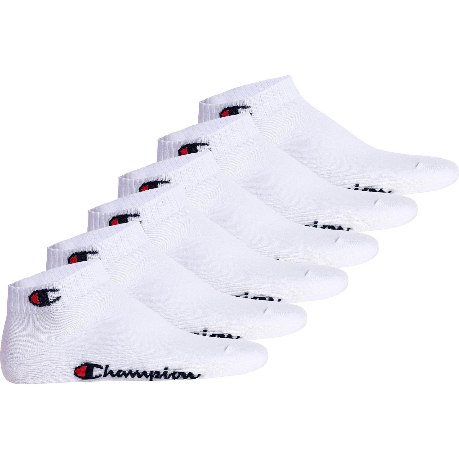 Champion, Herren, Socken, Core Socks Quarter, Weiss, (6er Pack, 39 - 42)