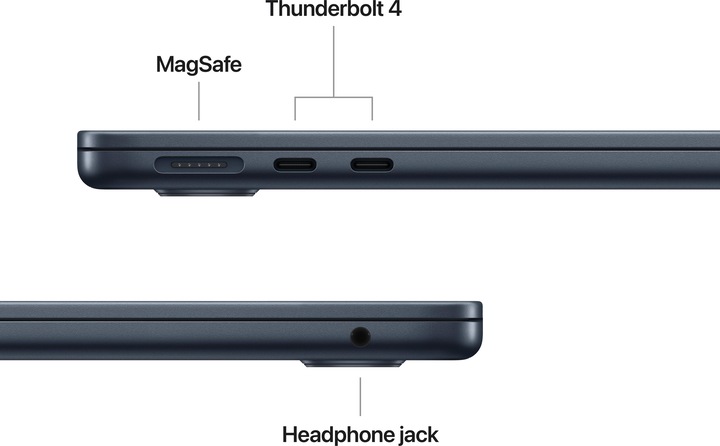 Actual product image Apple MacBook Air – 2025 (13.60", M4, 24 GB, 512 GB, DE)