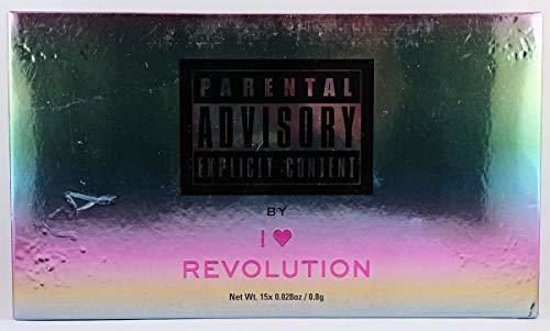 Produktbild Makeup Revolution I Heart Revolution Palette 18 Eye Shadow Set Parental Advisory 1op.