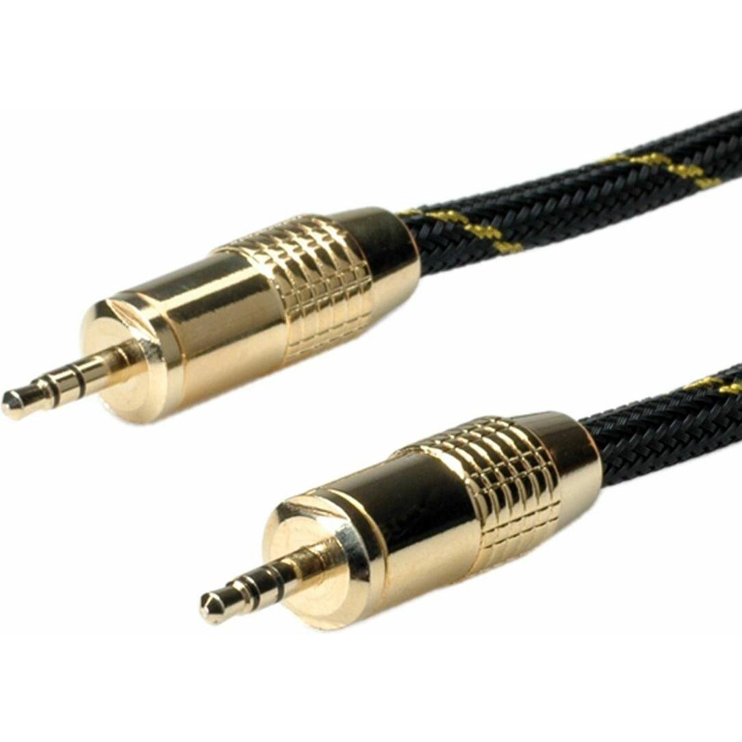 Roline GOLD Stereo-Klinke Verbindungskabel (10 m, 3.5mm Klinke (AUX)), Audio Kabel