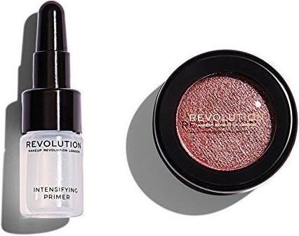 Makeup Revolution Flawless Foils Metallic Eye Shadow + Rose Gold Base (Rose Gold)