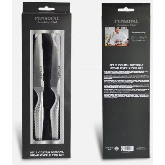Thumbnail - Pensofal Academy Chef Steak Peilis 2 pcs set 4.7 1106, Küchenmesser, Silber