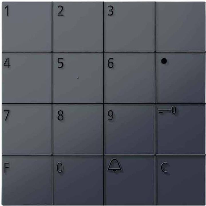 Siedle Codeschlossmodul COM 611-02 AG anthrazitgrau (Elektronische Zahlenkombination)