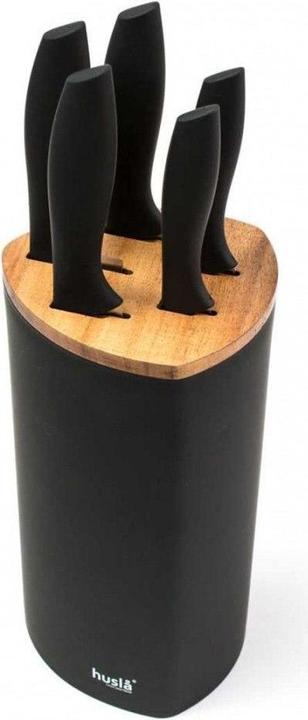 Actual product image Husa 5 KITCHEN KNIFE SET IN HUSLA 73963 BLOCK