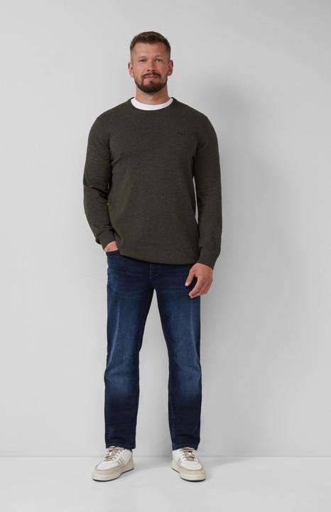 Produktbild s.Oliver Strickpullover Baumwollpullover mit Logo-Stickerei (XXL)