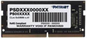 Produktbild Patriot NB MEMORY 4GB PC21300 DDR4/PSD44G266681S (1 x 4GB, 2666 MHz, DDR4-RAM, SO-DIMM)
