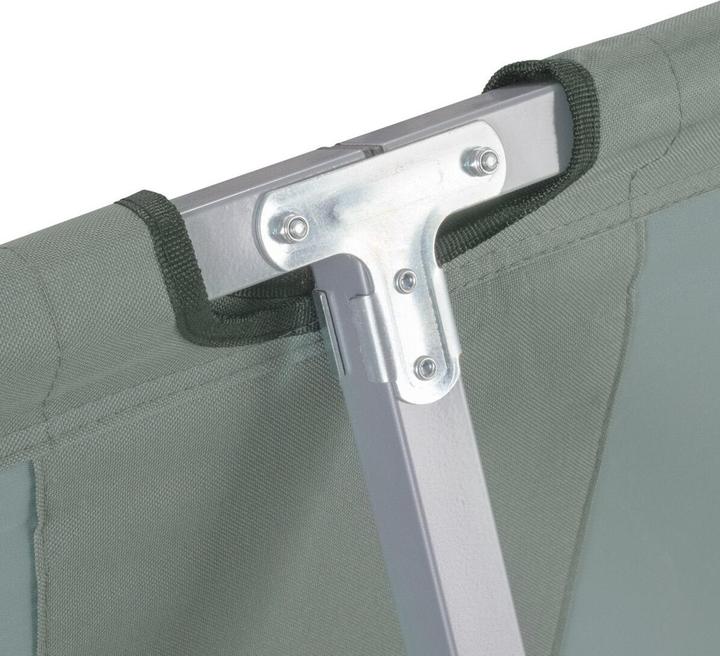 Actual product image Stahlwerk Camping lounger 150 kg 190x63 cm camp bed Camping bed Folding lounger Folding bed