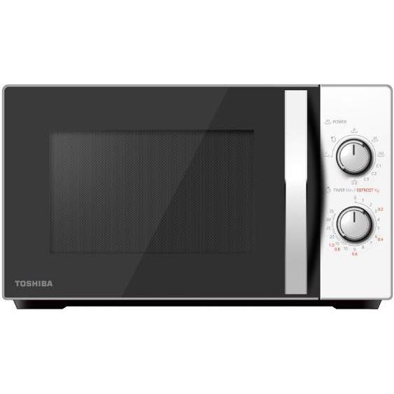 Toshiba MWP-MG20P (WH) microwave oven, Mikrowelle, Weiss, Schwarz