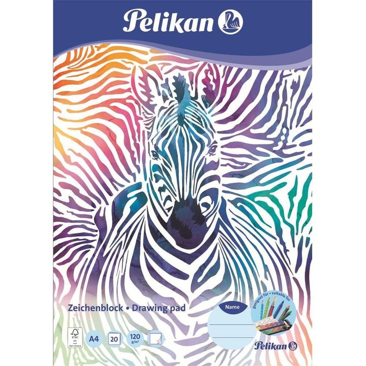 Immagine prodotto Pelikan Blocco da disegno A4 a 2 motivi 20 fogli (A4, Nessuna)