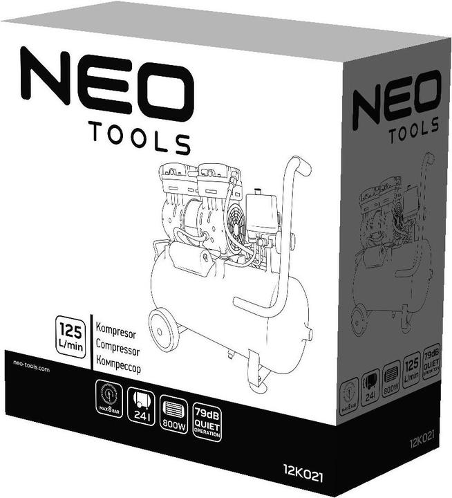 Produktbild Neo Tools Car compressor Neo 12K021 800W (24 l)