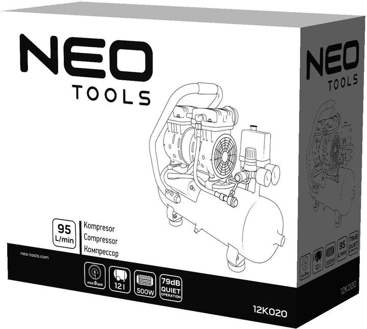 Produktbild Neo Tools Car compressor Neo 12K020 500W