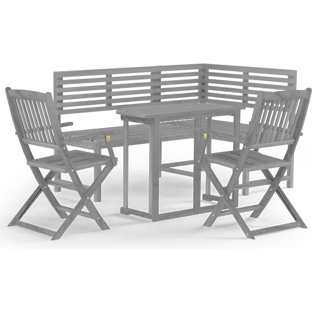 VidaXL, Gartentisch + Balkontisch, Lennor (90 cm)