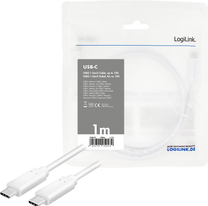 Immagine prodotto LogiLink CU0131 (1 m, USB 3.1, 60 W)