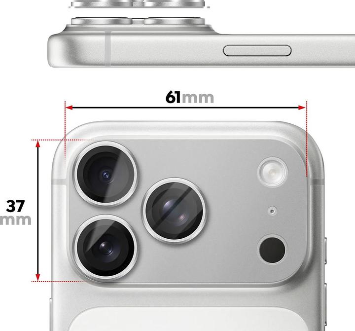 Actual product image PanzerGlass Fender (1 pcs., Apple iPhone 17 Pro Max)