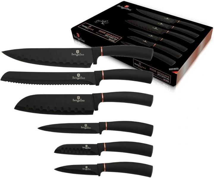 Produktbild BerlingerHaus Knife set BH-2337 BLACK Rose (20 cm)
