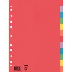 Actual product image Bene Folder index full format blank colour-sorted 12-piece, 1 set