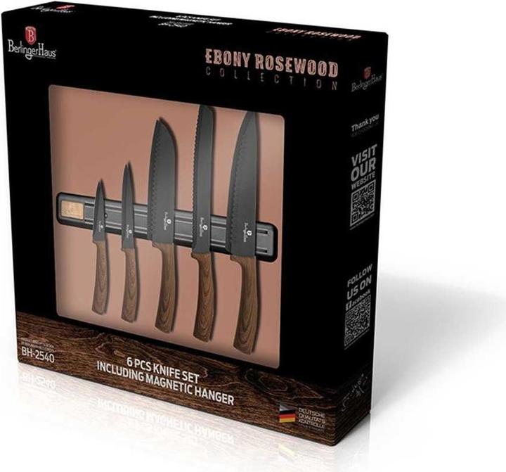 Produktbild BerlingerHaus 5 Kitchen Knife Set With Magnetic Strip Bh-2540