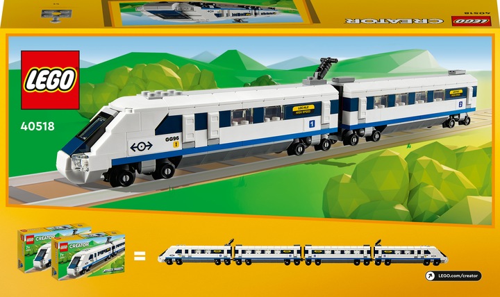 Image du produit LEGO Creator - Train à grande vitesse (40518, LEGO Creator 3-in-1)