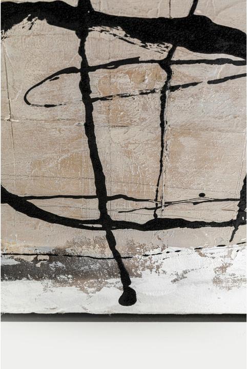 Produktbild Kare Design Gerahmtes Bild Dust Grau 100x100cm (100 x 100 cm)