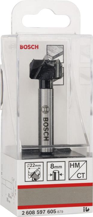 Produktbild Bosch Professional Zubehör Kunstbohrer HM, 22 x 90 mm, d 8 mm (8 mm)