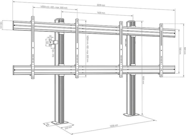 Produktbild Hagor Cps Floor-Wall/Bolt Down