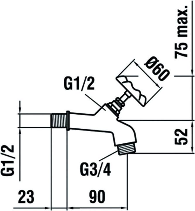 Actual product image Similor Garden valve