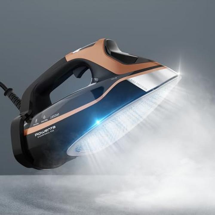 Produktbild Rowenta DW9520 Steamforce Pro Dampfbügeleisen schwarz/bronze (3200 W, 300 g/min)