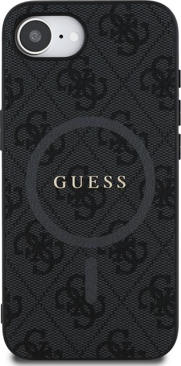Immagine prodotto Guess Custodia Monogram con MagSafe integrato e logo in oro (Apple iPhone 16e)