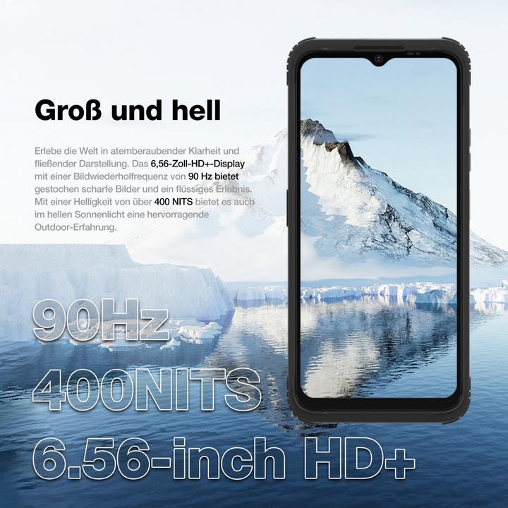 Image du produit Bea-Fon H Max (128 Go, Noir, 6.56", Double SIM, 4G)