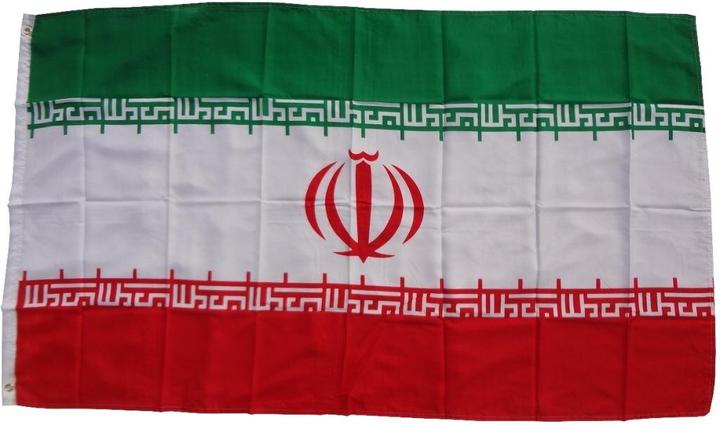 Actual product image trends4cents XXL Flag Iran 250 x 150 cm Flag with 3 eyelets 100g/m² fabric weight Hoist Flag