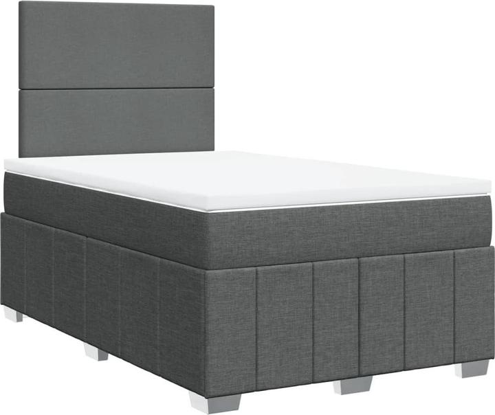 Produktbild vidaXL Bo x springbett mit Matratze 200 x 200 cm Stoff (200 x 200 cm)